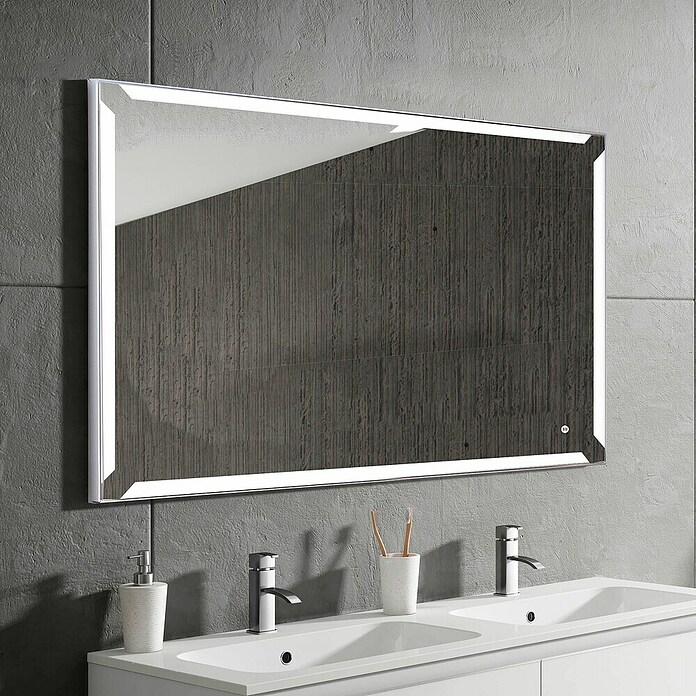 Camargue Espejo con luz LED Anouk (Dimensiones (An x Al): 140 x 80 cm, Sensor antivaho)