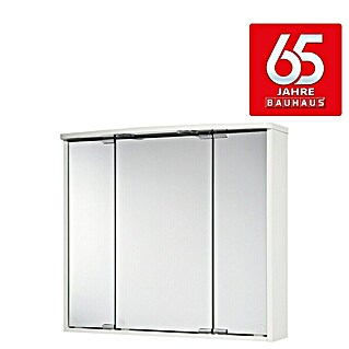 Jokey LED-Spiegelschrank Lumo (B x H: 67,5 x 60 cm, Holz, Weiß)