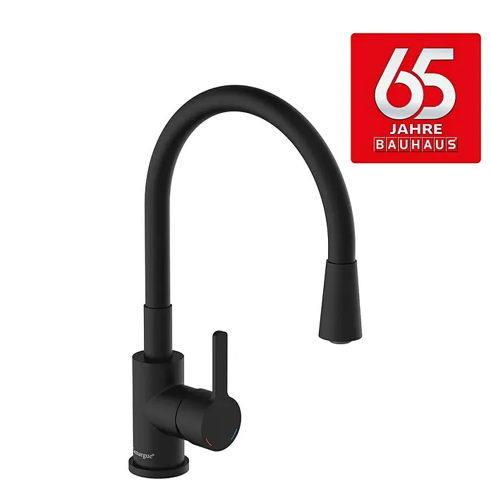 Camargue Spültischarmatur FlexoSchwarz, Matt