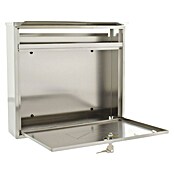Rottner Prehodni poštni nabiralnik Teramo  (Do x Š x V: 360 x 320 x 80 mm, Siva, Nerjavno jeklo) | 1347 - Briefkästen/Zeitungsboxen Metall | AAHE - Briefkästen/Zeitungsboxen | AAH - Sicherheit | AA - Eisenwaren | A - Eisenwaren | BAUHAUS