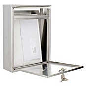 Rottner Prehodni poštni nabiralnik Como  (Do x Š x V: 320 x 250 x 85 mm, Srebrna, Nerjavno jeklo) | 1347 - Briefkästen/Zeitungsboxen Metall | AAHE - Briefkästen/Zeitungsboxen | AAH - Sicherheit | AA - Eisenwaren | A - Eisenwaren | BAUHAUS