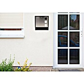 Rottner Prolazni poštanski sandučić Design  (D x Š x V: 380 x 370 x 120 mm, Crne boje, Čelik, Pločica s imenom) | BAUHAUS