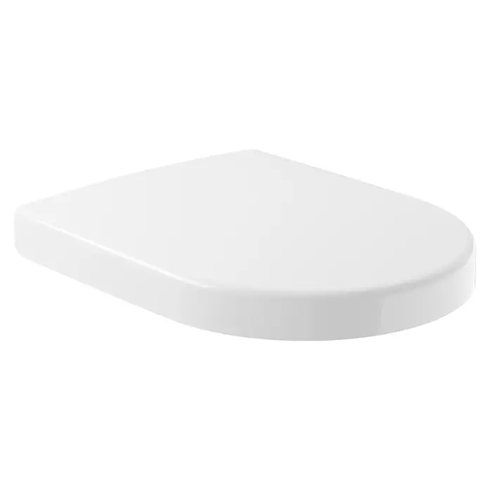 Villeroy & Boch Subway WC-Sitz - Duroplast, Weiß, Ohne Absenkautomatik, Abnehmbar - Weißer, abgerundeter WC-Sitz mit klaren Linien und modernem Design, ideal für jedes Badezimmer. Er bietet Komfort und Hygiene.