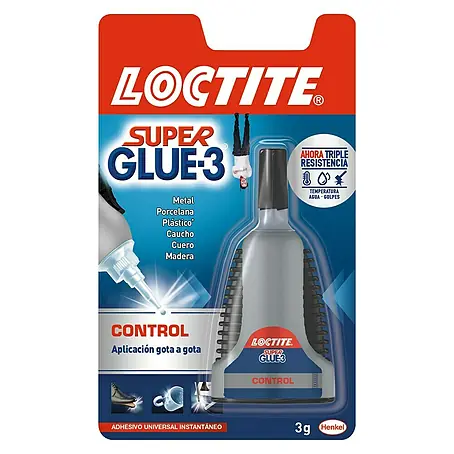 Loctite  Adhesivo instantáneo Super glue-3 Control Power
