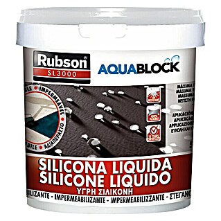 Rubson Silicona líquida Aquablock SL3000 (Blanco, 5 kg)