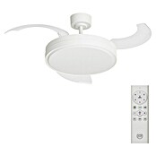 Arte confort Ventilador de techo Verona M (Blanco, 107 cm, 29,8 W, Blanco cálido, Tamaño de la estancia: 20 m²) | BAUHAUS