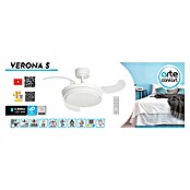 Arte confort Ventilador de techo Verona S (Blanco, 91 cm, 30 W, Blanco cálido) | BAUHAUS