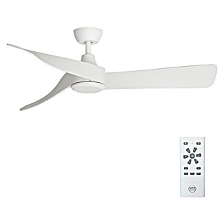 Arte confort Ventilador de techo Zeph (Blanco, 132 cm, 50 W, Sin luz)