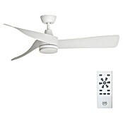 Arte confort Ventilador de techo Zeph (Blanco, 132 cm, 50 W, Blanco cálido, Con luz) | BAUHAUS