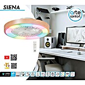 Arte confort Ventilador de techo Siena (Blanco/Madera, 48,9 cm, 36 W, RGB) | BAUHAUS