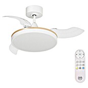 Arte confort Ventilador de techo Ginebra (Blanco, 91 cm, 28 W, Blanco cálido) | BAUHAUS