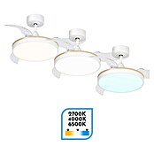 Arte confort Ventilador de techo Ginebra (Blanco, 91 cm, 28 W, Blanco cálido) | BAUHAUS