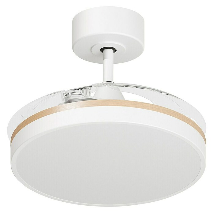 Arte confort Ventilador de techo Ginebra (Blanco, 91 cm, 28 W, Blanco cálido) | BAUHAUS