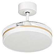 Arte confort Ventilador de techo Ginebra (Blanco, 91 cm, 28 W, Blanco cálido) | BAUHAUS