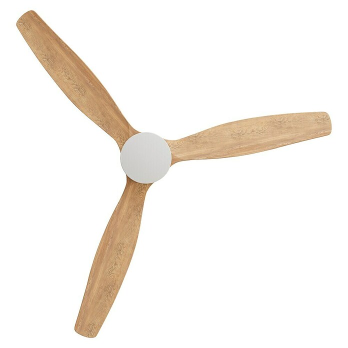 Arte confort Ventilador de techo Mallorca (Blanco/Madera, 132 cm, 36,5 W, Blanco cálido) | BAUHAUS