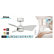 Arte confort Ventilador de techo Roma (Blanco, 76 cm, 16 W, Blanco cálido) | BAUHAUS
