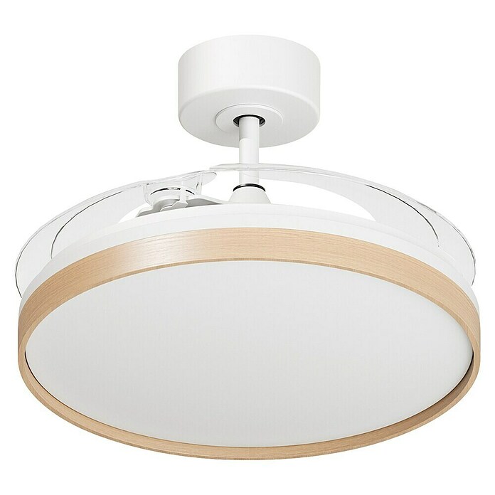 Arte confort Ventilador de techo Varadero (Blanco/Madera, 112 cm, 50 W, Blanco cálido) | BAUHAUS