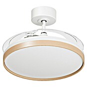 Arte confort Ventilador de techo Varadero (Blanco/Madera, 112 cm, 50 W, Blanco cálido) | BAUHAUS