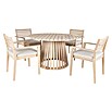 Sunfun Mesa de jardín Nour (Ø x Al: 120 x 74 cm, Madera de acacia, Natural) | BAUHAUS