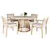 Sunfun Mesa de jardín Nour (Ø x Al: 120 x 74 cm, Madera de acacia, Natural) | BAUHAUS