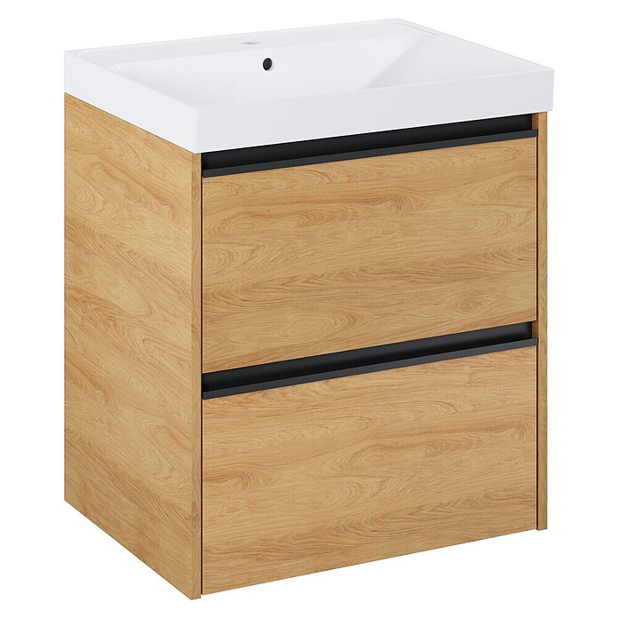 Riva Urban 2.0 Waschtischunterschrank (B x T x H: 60 x 45,1 x 63,5 cm, Natural Hickory) | BAUHAUS