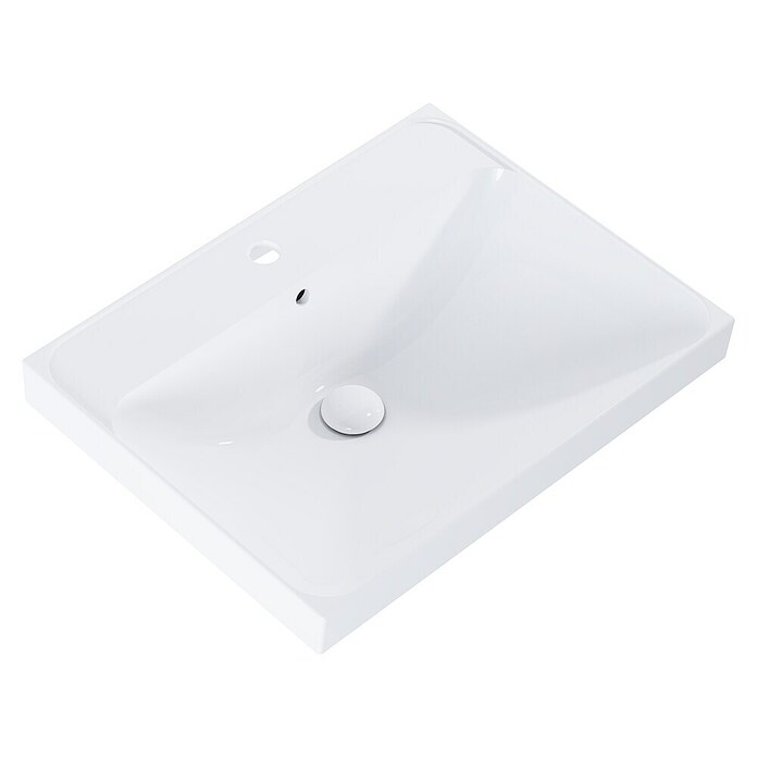Riva Urban 2.0 Lavabo empotrado (60,5 x 47 cm, Blanco) | BAUHAUS