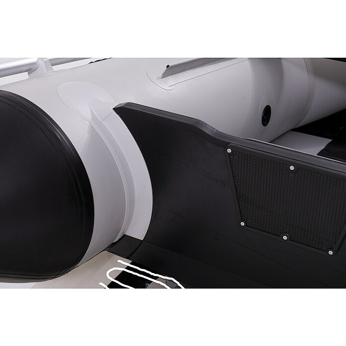 Talamex Schlauchboot Luftboden Aqualine QLA250 (L x B: 250 x 152 cm, Tragkraft: 400 kg, Grau, Geeignet für: 2+1 Personen) | BAUHAUS