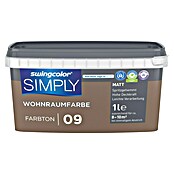 swingcolor Boja za zid Simply  (Smeđa – br. 09, Mat, 1 l) | BAUHAUS
