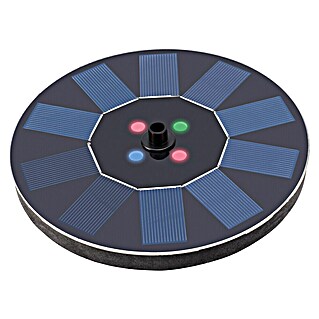 Fuente LED Lioni (Ø x Al: 16 x 3,5 cm, Negro)