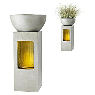 Fuente LED Racale (Gris, 40 x 40 x 83,5 cm)