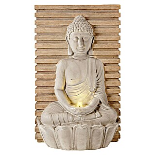 Fuente LED Buda Painan (28 x 44 x 72,5 cm, Gris)