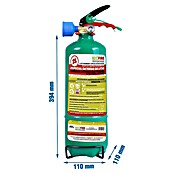 Simonrack Ecofire Extintor de incendios Fighting con soporte (2 l) | BAUHAUS