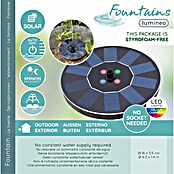 Fuente LED Lioni (Ø x Al: 16 x 3,5 cm, Negro) | BAUHAUS