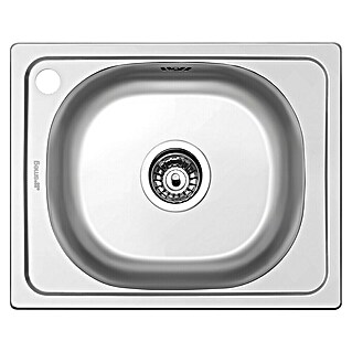 Smeg Fregadero encastrable LYP401 (L x An: 40 x 50 cm, Orificios para grifo: Izquierda, Acero inoxidable)