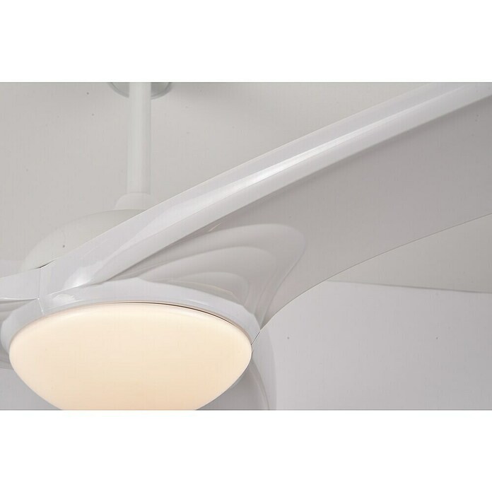 Ventilador de techo Elegance (Blanco, 132 cm, 35 W, Blanco cálido) | BAUHAUS