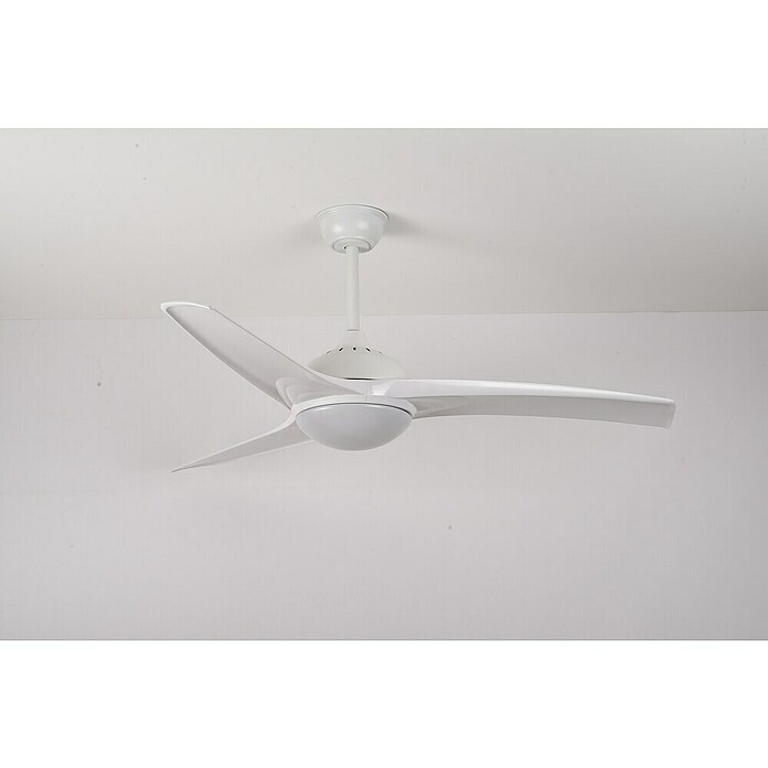 Ventilador de techo Elegance (Blanco, 132 cm, 35 W, Blanco cálido) | BAUHAUS