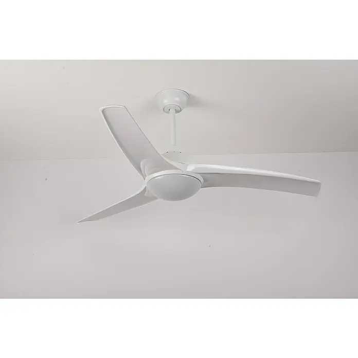 Ventilador de techo Elegance - Blanco, 132 cm, 35 W, Blanco cálido - Elegante ventilador de techo blanco con luz integrada. Perfecto para espacios modernos.