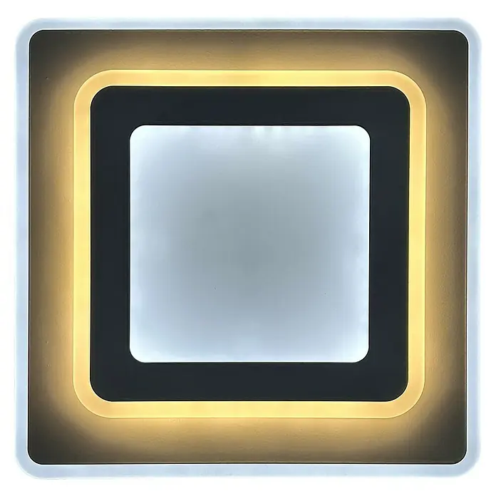 Panaled Katto Plafón LED - 50 W, Blanco, Blanco cálido - Lámpara de techo LED cuadrada con diseño moderno, perfecta para salones y dormitorios. Una solución de iluminación elegante.