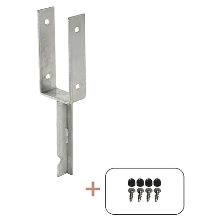 Plus  U-Pfostenträger für Pfosten 9 cm