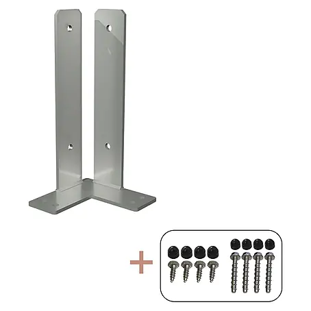 Plus  Pfostenträger Über-Eck für Pfosten 9 cm