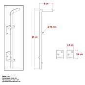 Plus Schlossriegel für Doppeltore (Stahl) | BAUHAUS