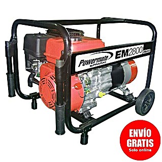 Pramac Powermate Generador EM2800 (2,5 kW, Volumen del depósito: 3,6 l, Consumo: 1,2 l/h)