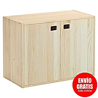 Astigarraga Dinamic Armario multiusos de madera (L x An x Al: 33 x 70,8 x 53,5 cm, Madera de pino)