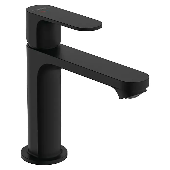 Hansgrohe Rebris S Waschtischarmatur - Schwarz, Durchflussmenge: 4 l/min, Ausstattung Armatur: Zugstange - Ein moderner, mattschwarzer Waschtischmischer von Hansgrohe, der Eleganz und Funktionalität in Ihr Badezimmer bringt.