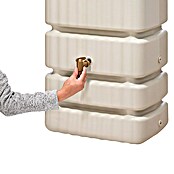 4rain Wandtank Slim (Gesamt Fassungsvermögen: 1 400 l, Sandbeige, Kunststoff) | BAUHAUS