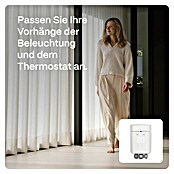 Vorhangschiene MotionBlinds Seitenöffnung Elektrisch (Anzahl Läufe: 1 Stk., 280 cm, Weiß) | BAUHAUS