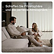 Vorhangschiene MotionBlinds Seitenöffnung Elektrisch (Anzahl Läufe: 1 Stk., 280 cm, Weiß) | BAUHAUS