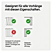 Vorhangschiene MotionBlinds Seitenöffnung Elektrisch (Anzahl Läufe: 1 Stk., 180 cm, Weiß) | BAUHAUS