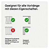 Vorhangschiene MotionBlinds Seitenöffnung Elektrisch (Anzahl Läufe: 1 Stk., 280 cm, Weiß) | BAUHAUS