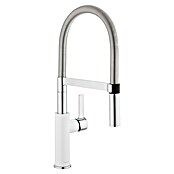 Camargue Frost Armatura za pomivalno korito  (Nizkotlačna, Bele barve/krom, Sijaj) | 3572 - Niederdruck Armaturen QM | DAFB - Armaturen QM | DAF - Armaturen Brausen | DA - Badausstattung/Bäderwelt | D - Sanitär | BAUHAUS